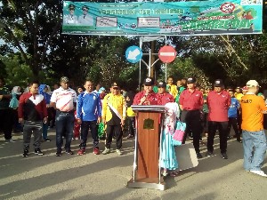 Launching Car Free Day, Bupati Mursil Ajak Warga Hidup Sehat